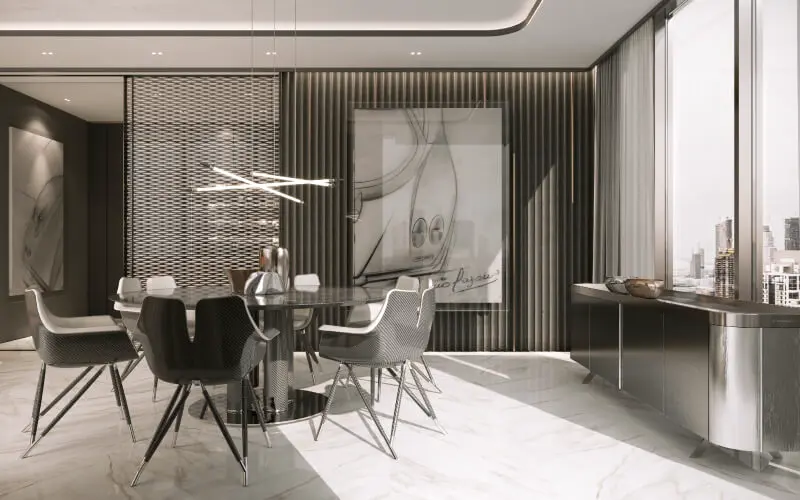 Da Vinci Tower, Interiors by Pagani, photograph 9