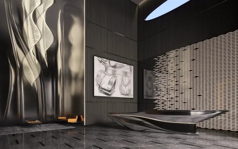 Da Vinci Tower, Interiors by Pagani, photograph 12