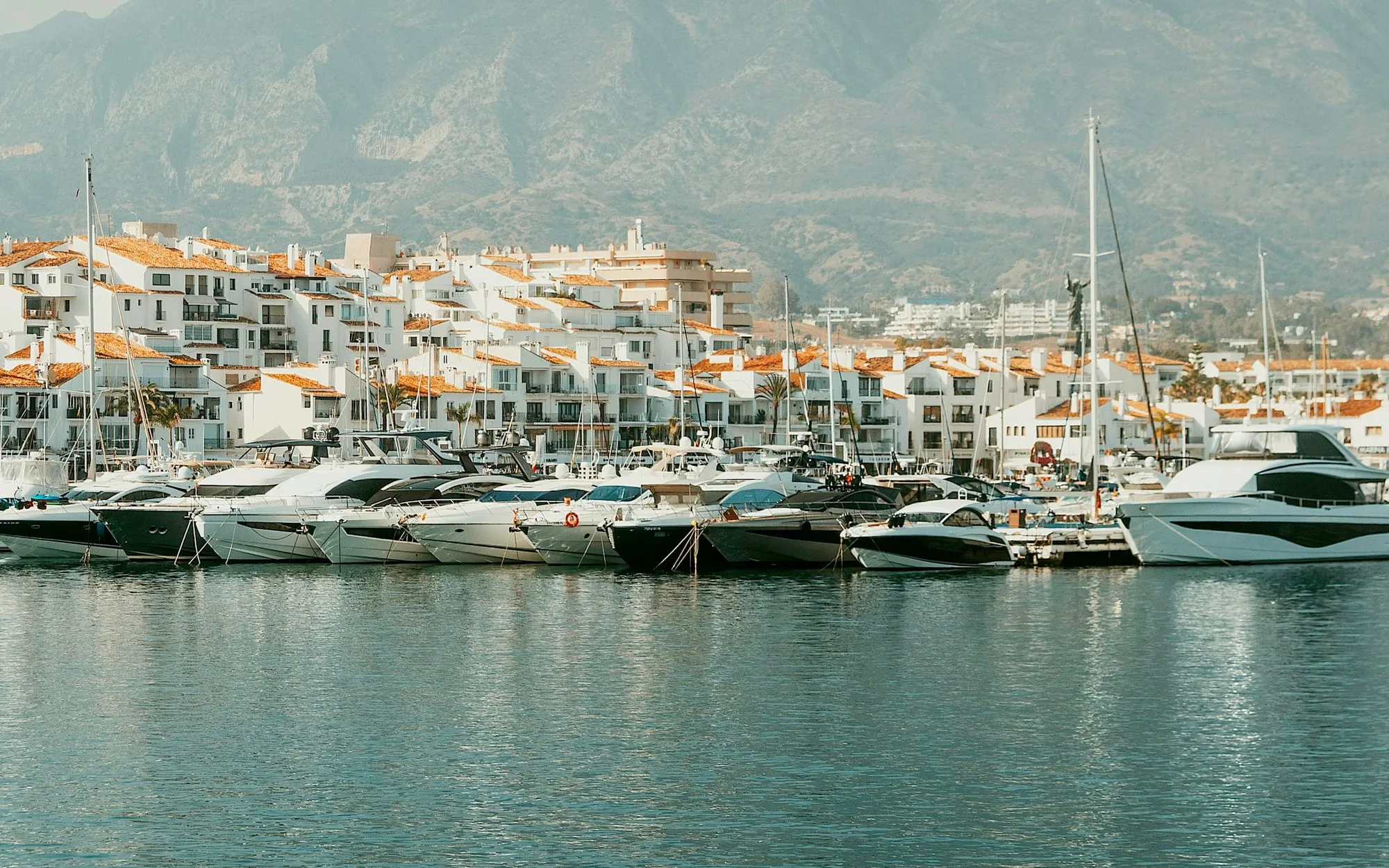 Yachts in the marina at Puerto Banús, Marbella