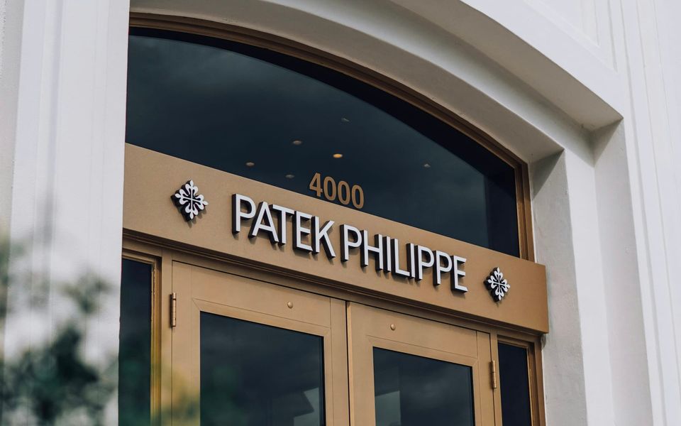 The entrance to a Patek Philippe boutique